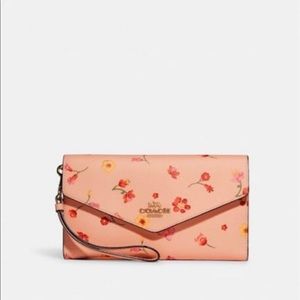 New with tags Coach Floral Travel Wallet